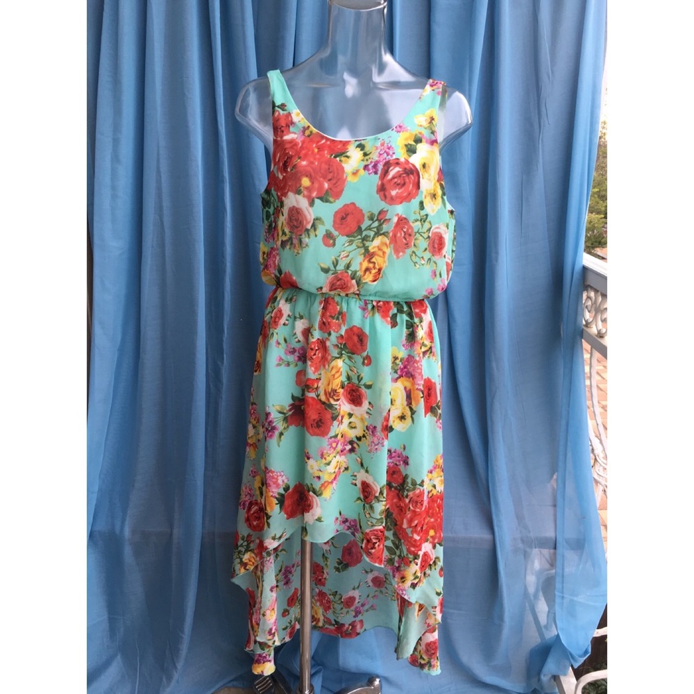 Forever 21 Floral Asymmetrical Dress